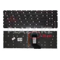 Клавиатура Acer Nitro 5 AN515-51 AN515-52 AN515-42 N17C1 ACM16B63SU EN/RU 28pin c подсветкой