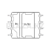 Сдвоенный транзистор AONY36356 AON36356 AO36356 36356 N-channal Сдвоенный транзистор AONY36356 AON36356 AO36356 36356 N-channal