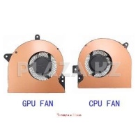 Вентилятор (кулер) L+R CPU + GPU для ноутбука Asus ROG G752 G752V G752VY G752VT G752VL (11mm) 4pin
